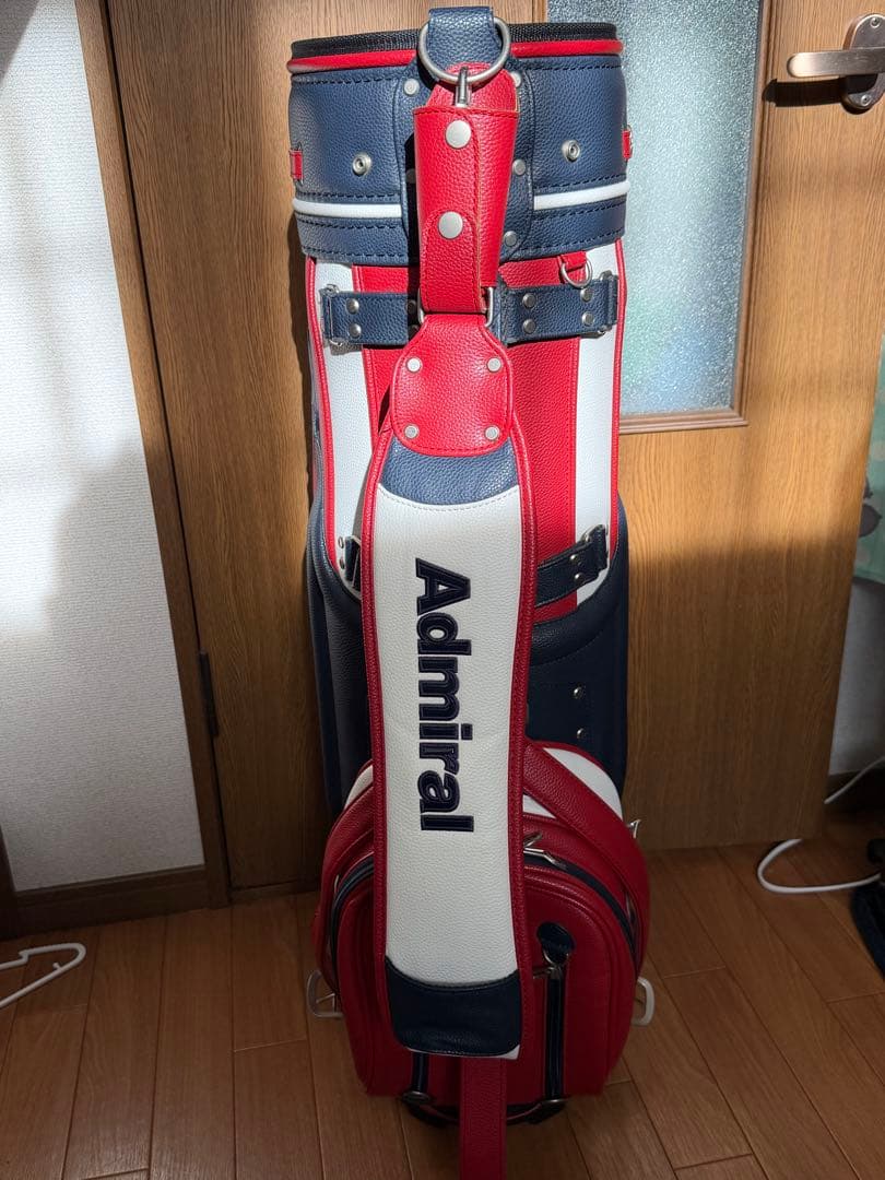 Admiral キャディバッグ レッド