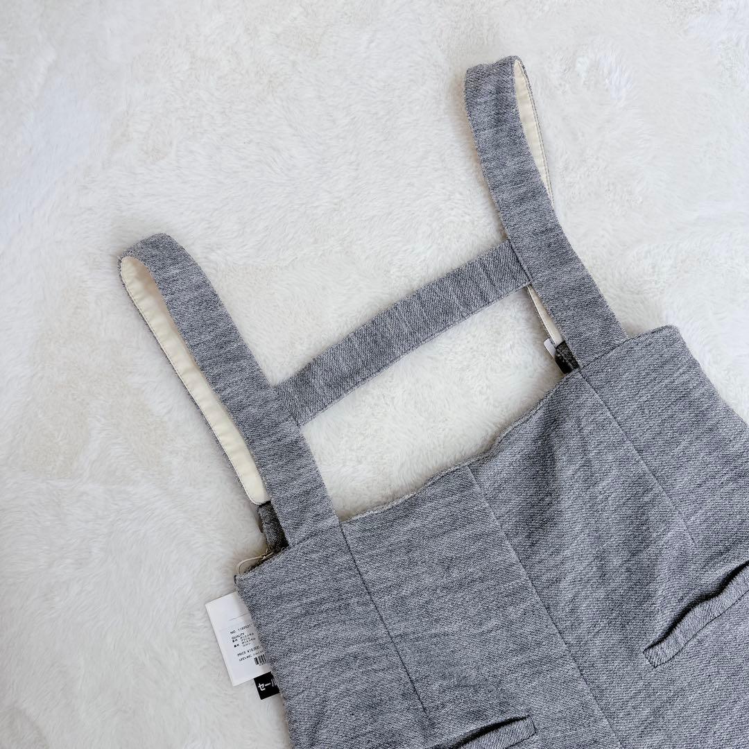 TODAYFUL トゥデイフル ハイウエストスウェットサロペット グレー 36