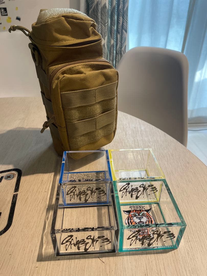 SAKESKIE× TRUNKZEROコラボ クリア升 4色+収納ケース アウトドア