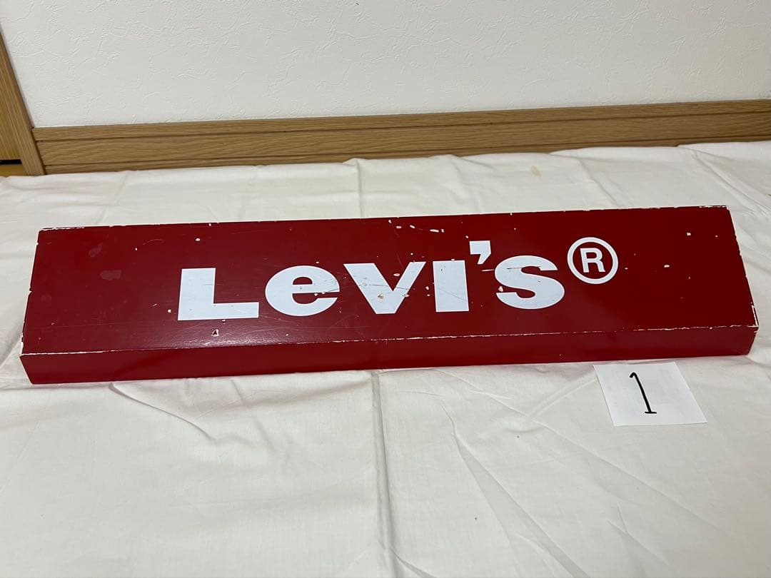 Levi's 販促用 看板 1 リーバイス 非売品 レア 卓上サイン