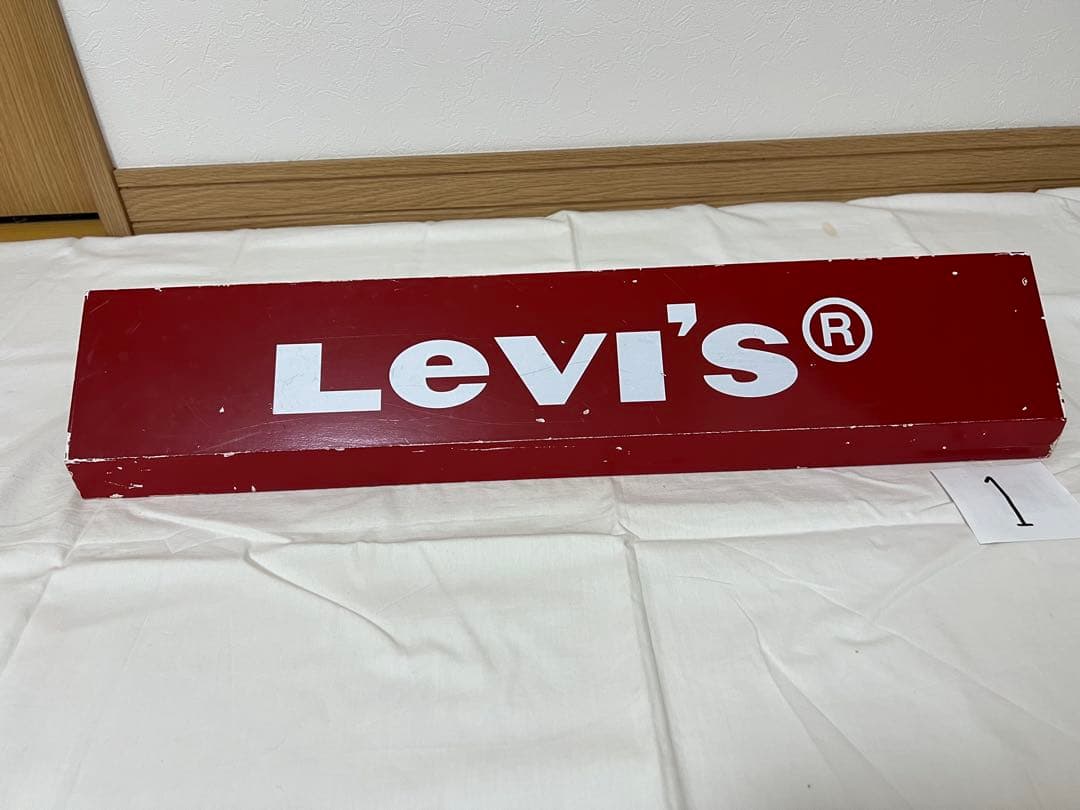 Levi's 販促用 看板 1 リーバイス 非売品 レア 卓上サイン