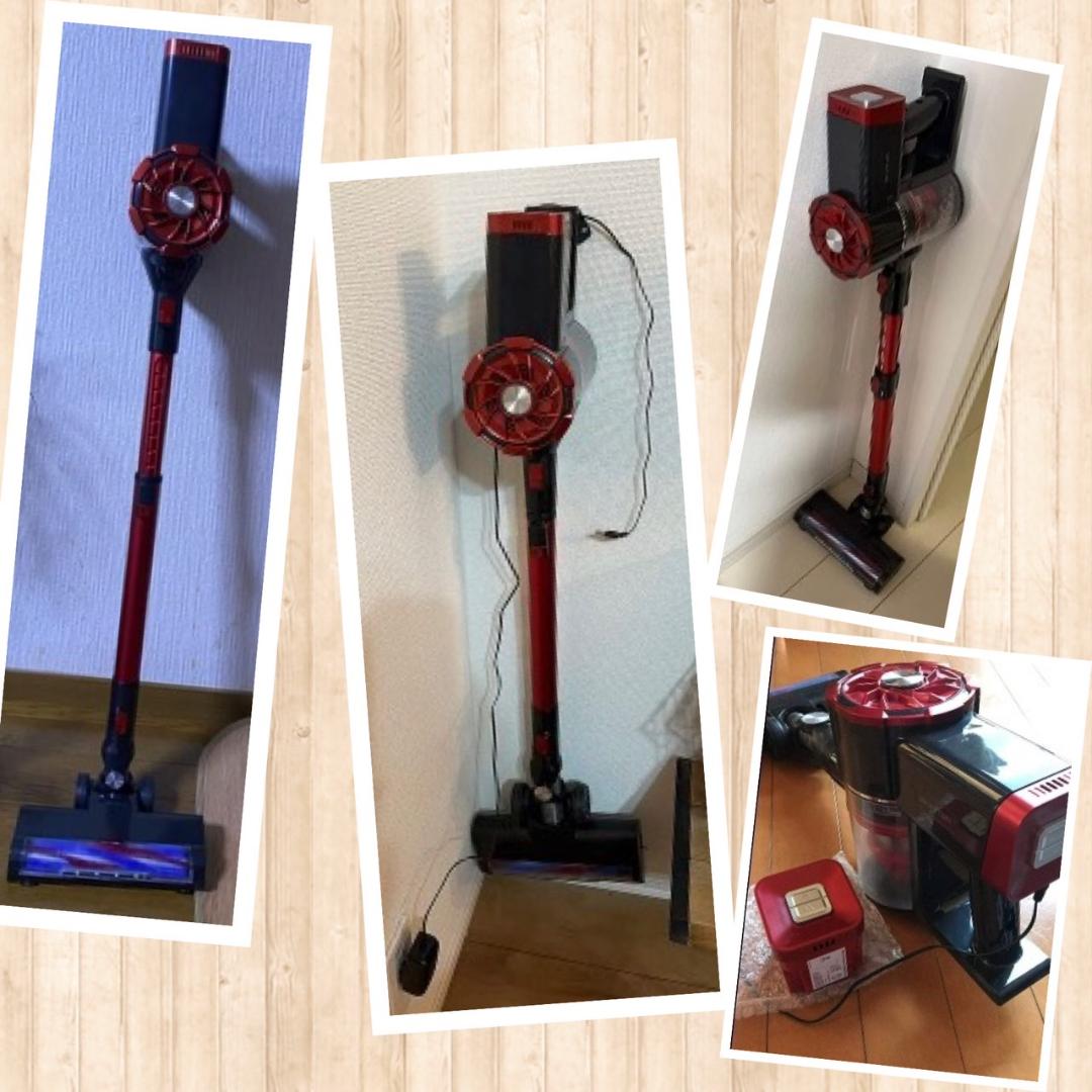 ❤静かなのに強力な吸引力❣小回りが利く回転ヘッドで楽々♪❤コードレス☆掃除機