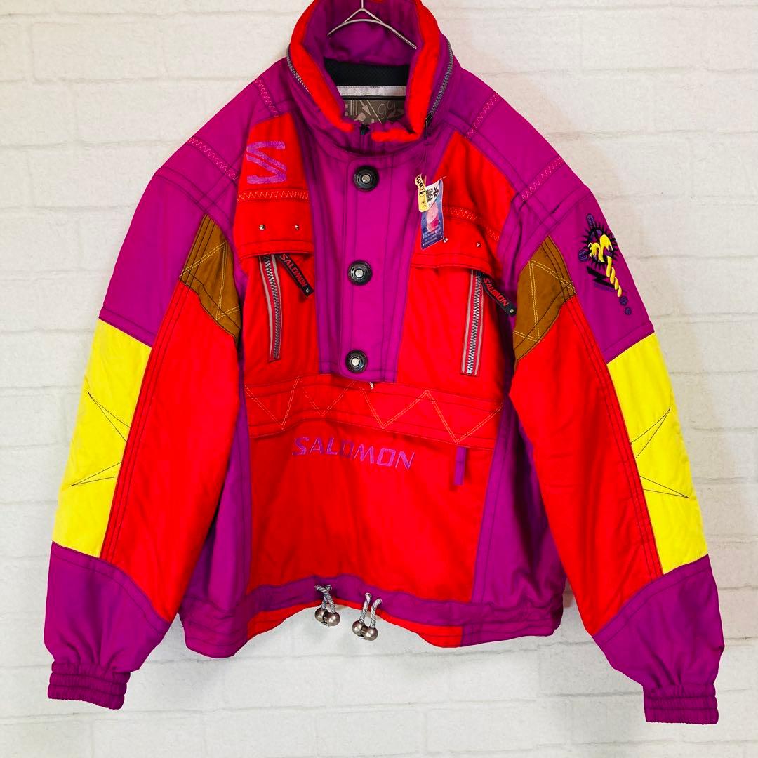 SALOMON ヴィンテージ スキーウェア スノーボード 上下 セットアップ