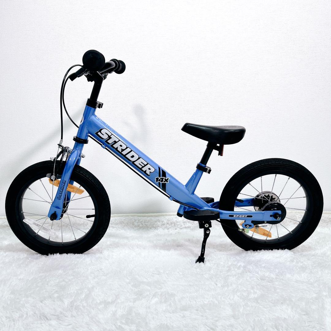 【美品】STRIDER 14x説明書・専用工具・ペダル付 ブルー ストライダー