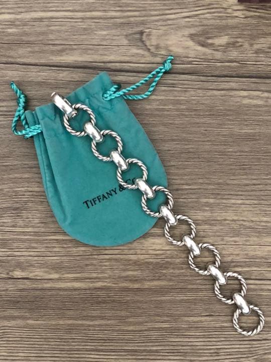 VINTAGE TIFFANYティファニー ツイスト サークル ブレスレット - メルカリ