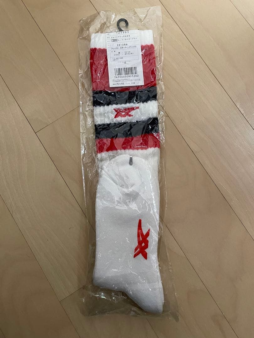 アシックス　ニューハイソックス♯3 日本製　ビンテージ