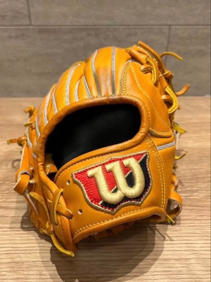 Wilson ウィルソン　野球グローブ オレンジ