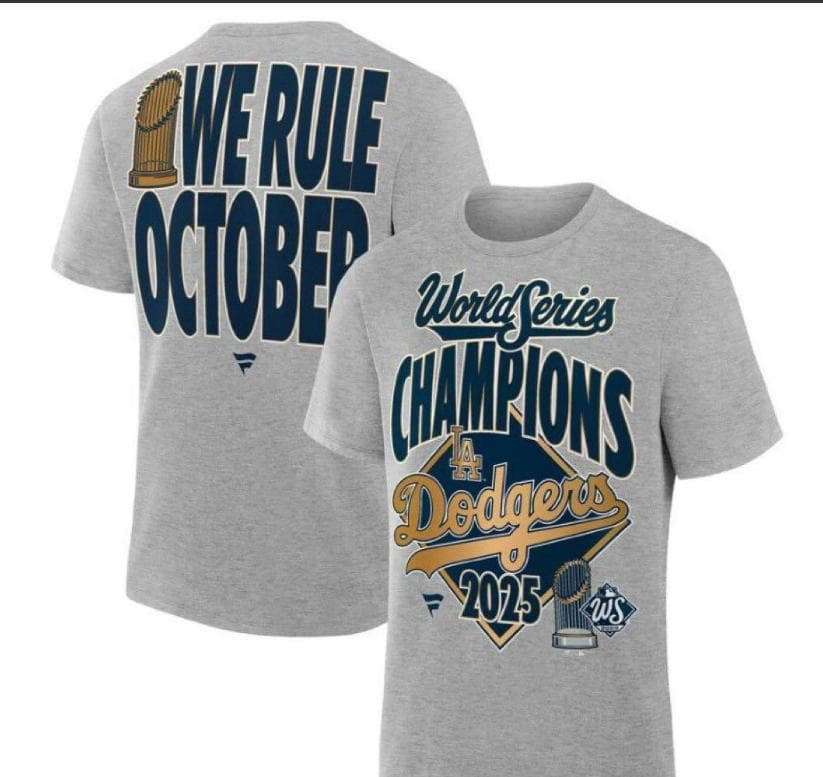 ドジャース・Dodgers 2025年ワールドシリーズ記念Tシャツ　Lサイズ
