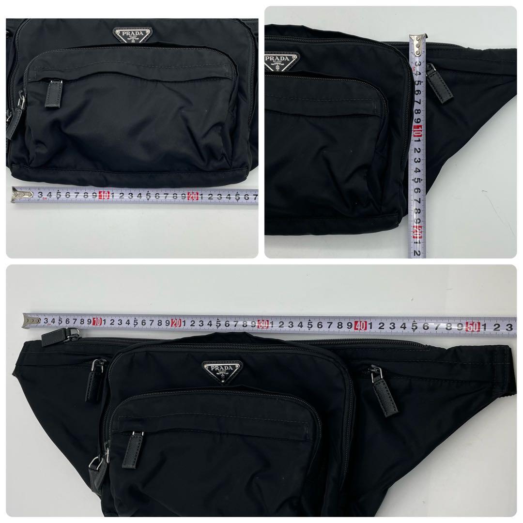 PRADA プラダ　ボディーバッグ　クロスボディー　三角ロゴ