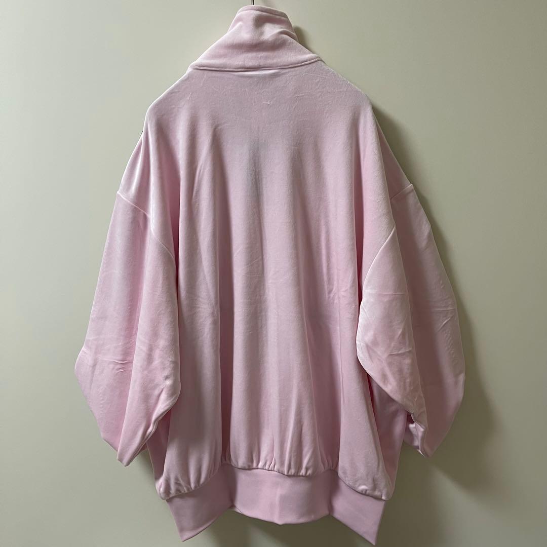 新品XL】当日発送アディダス　ファイヤーバード ベロアトラックトップ ピンク