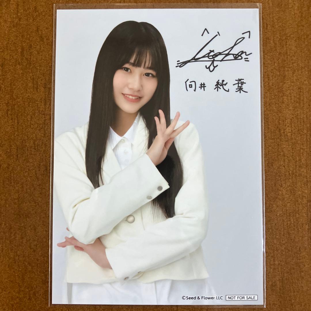 向井純葉　サイン入り　生写真