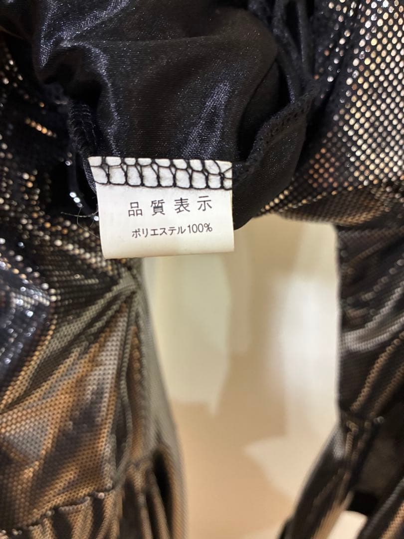 Create-sun 社交ダンス ドレス 黒×シルバー メタリックデザイン - メルカリ