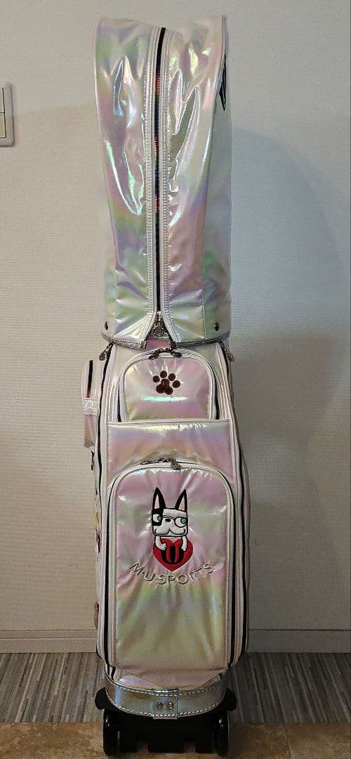 新品 未使用品 MUスポーツ キャディバッグ ローリングソール オーロラ