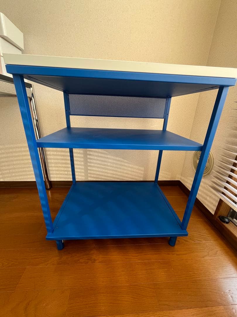 IKEA PLATSA プラッツァ オープンシェルフユニット ブルー/ホワイト