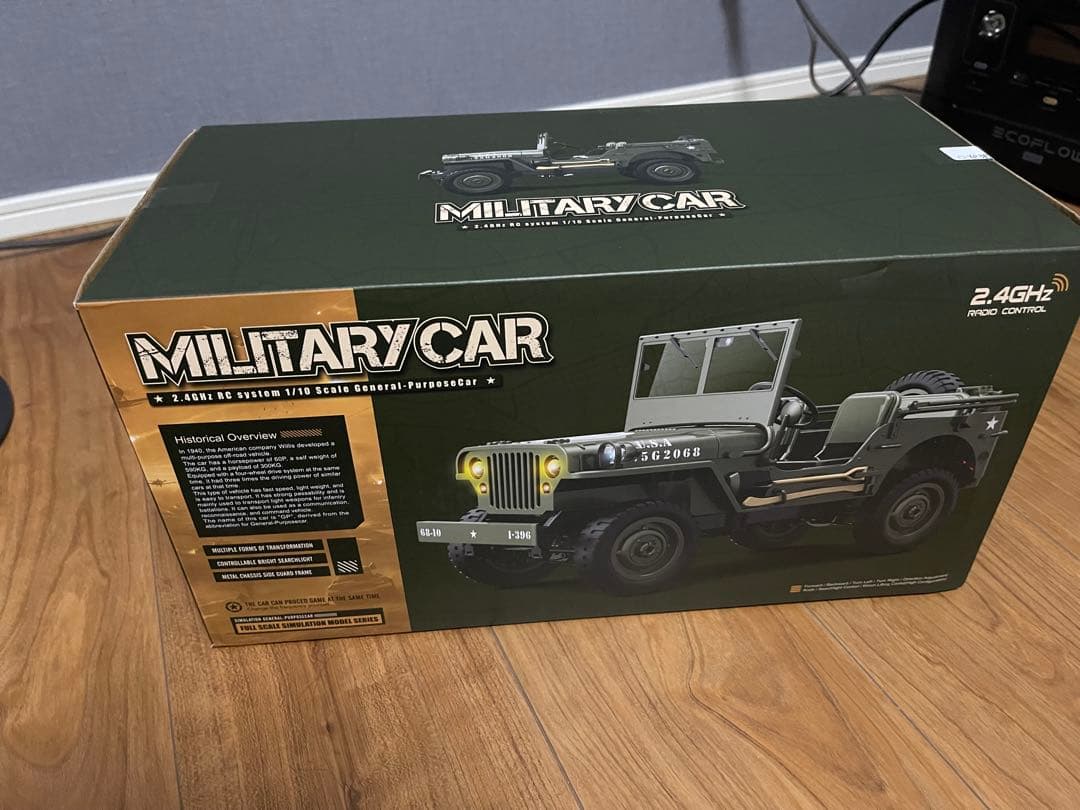 限界値下げウィリスジープ1/10ラジコンc8815ミリタリーウェザリング