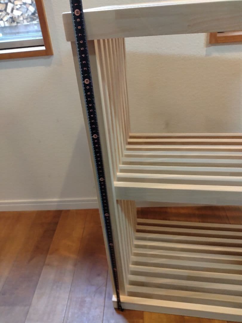 木製 ハンドメイド オーダー 格子 棚 アクアラック シェルフ 水槽台 金魚