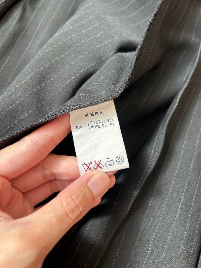 h.NAOTO ゴスロリ 黒アシンメトリー巻きスカートフリーサイズ