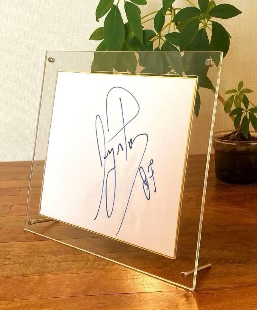 1987年第2期HONDA F1メモリアル アイルトンセナ直筆サイン入額装品