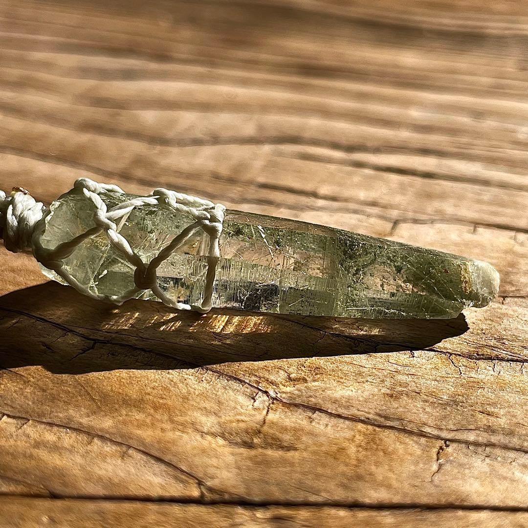 ヒマラヤ水晶 ガネッシュヒマール ＊ マクラメネックレス ペンダント 12