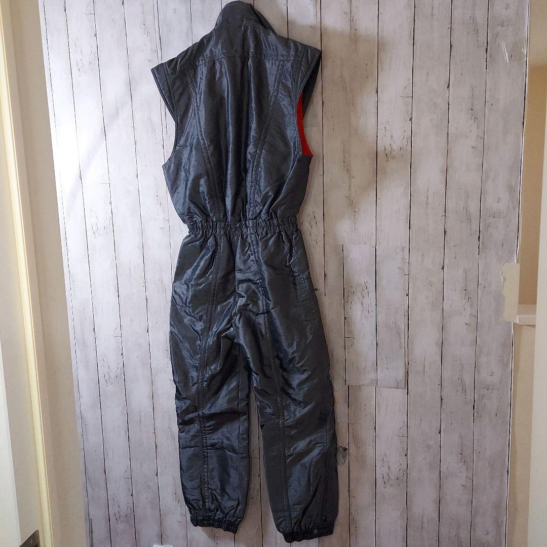 【DESCENTE】デサント フルジップ スキーウェア 上下セット M グレー