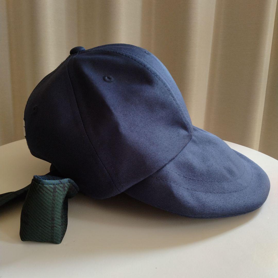 パーリーゲイツ】リボンゴルフつば広キャップ ネイビー - メルカリ