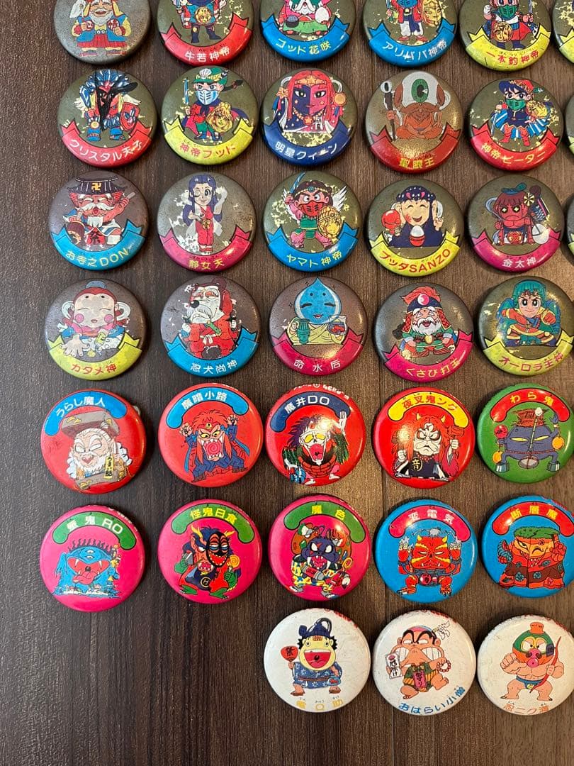 当時物超希少激レア ニッスイビックリマン缶バッジ78個セットまとめ