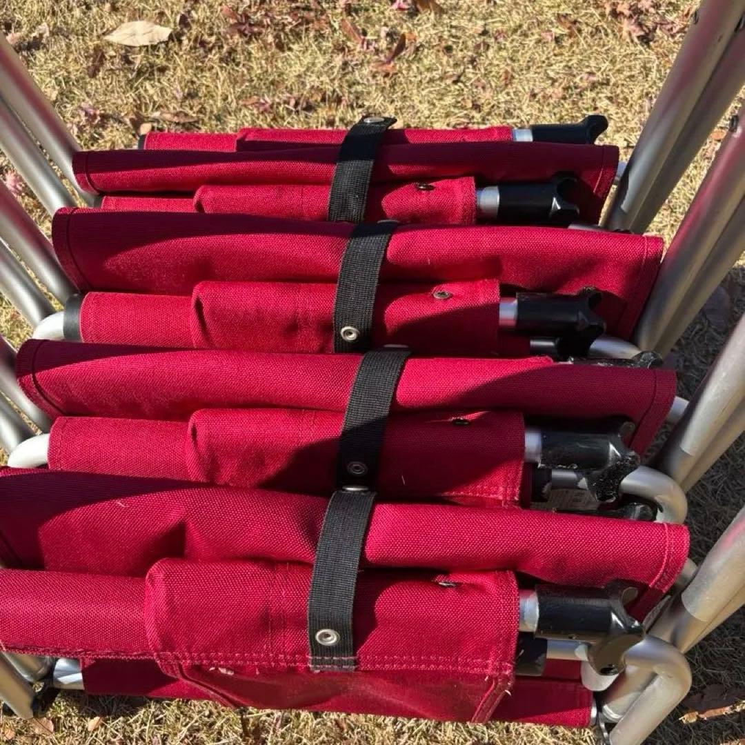 スノーピーク FDチェアワイド RD 4脚セット キャンプ チェア 折り畳み