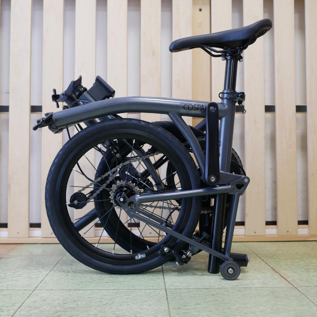 COSPAII カタツムリ B5 16インチ 折り畳み自転車 ブロンプトン風