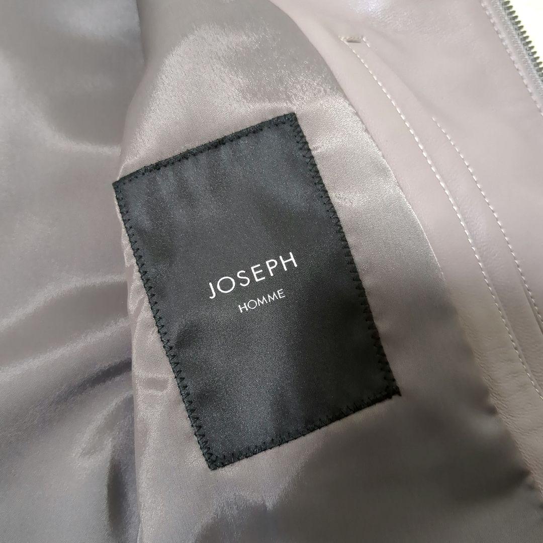新品 2024年作品 JOSEPH HOMME シングルライダースジャケット