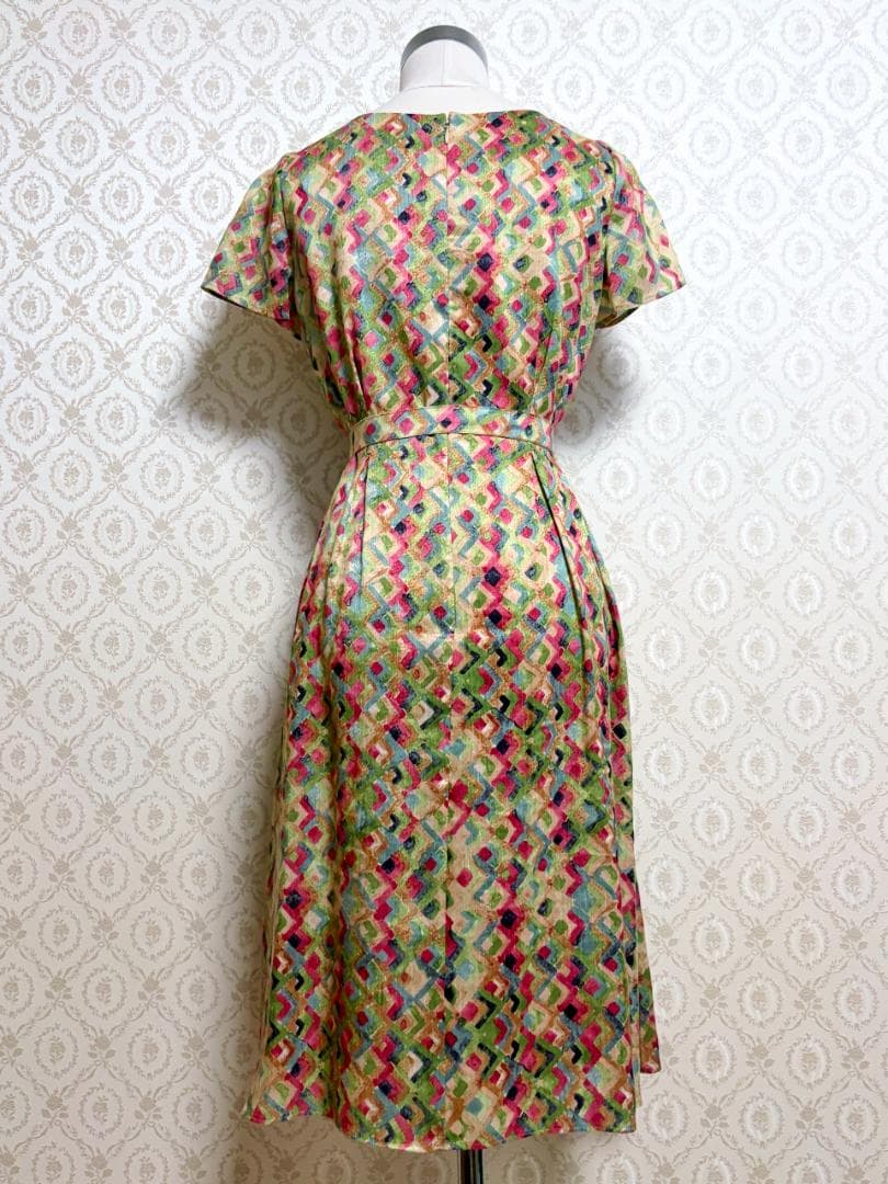 Sybilla シビラ ホコモモラ 柄物ワンピース