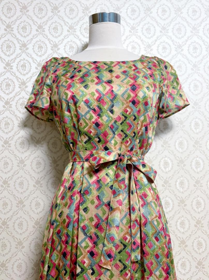 Sybilla シビラ ホコモモラ 柄物ワンピース