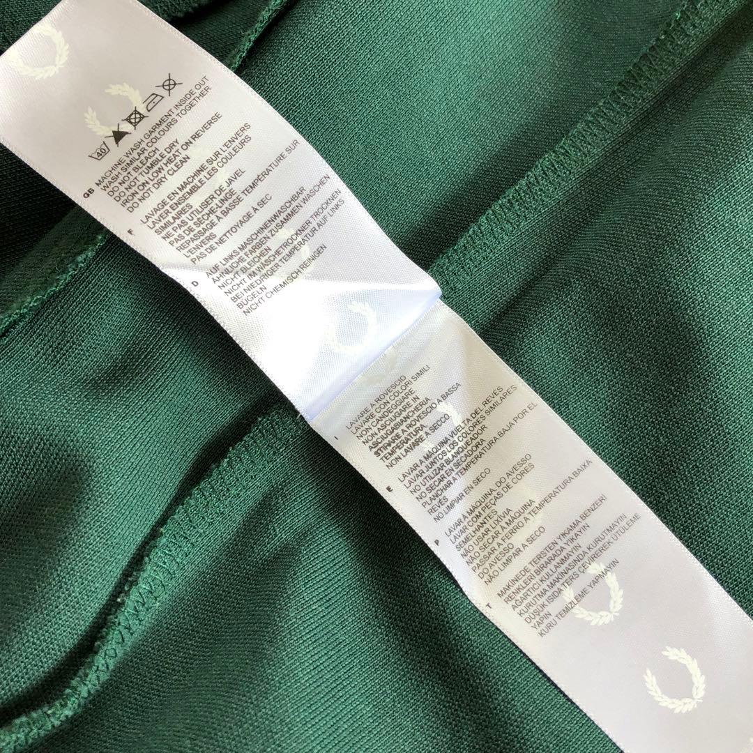 フレッドペリー☆S～M☆グリーン☆トラックジャケット☆ジャージ☆ほぼ未使用