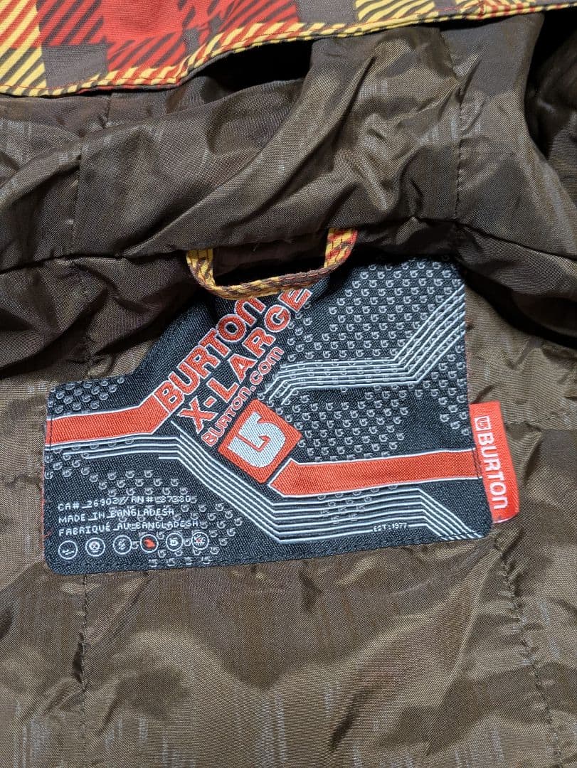 BURTONバートン　スノーボードスノボースキーウェア　サイズXL