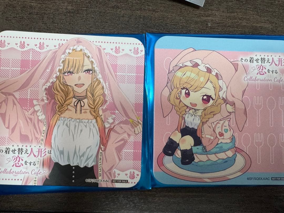 その着せ替え人形は恋をする モットカフェ コースター 喜多川海夢 2枚