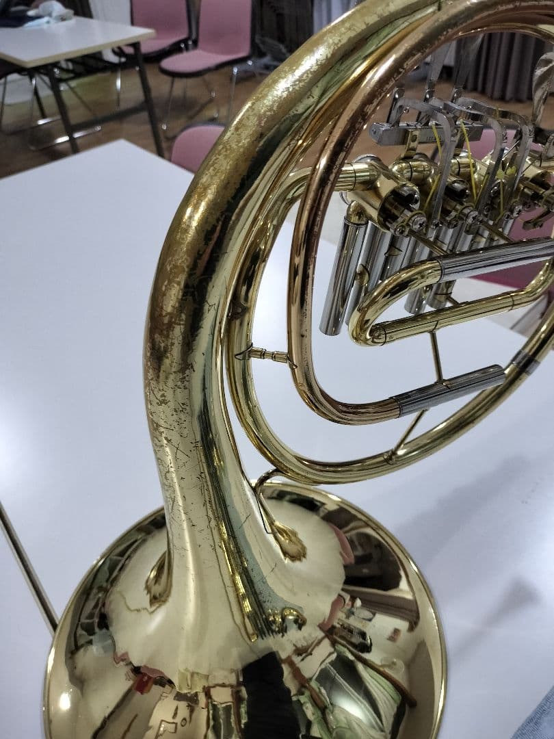 み*す様 ヤマハフレンチホルンB♭シングルYHR321、アレキサンダーのマウスピ