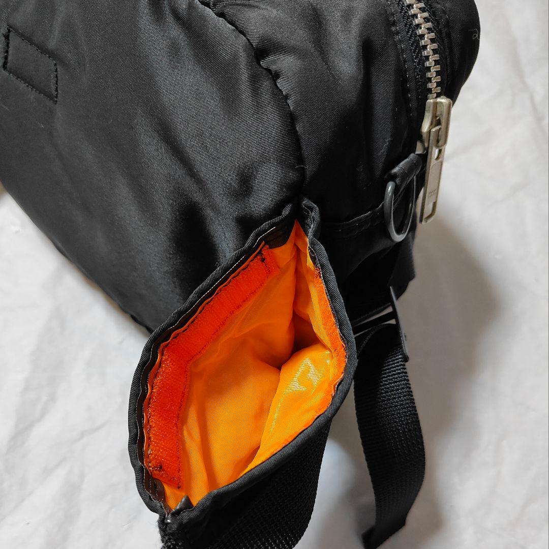 ポーター ウエストバッグ ボディバッグ タンカー 黒　PORTER　TANKAR