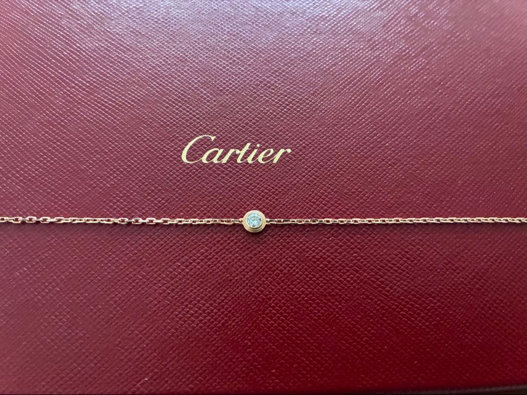 試着のみ【Cartier】カルティエ　ダムールブレスレット　LMピンクゴールド