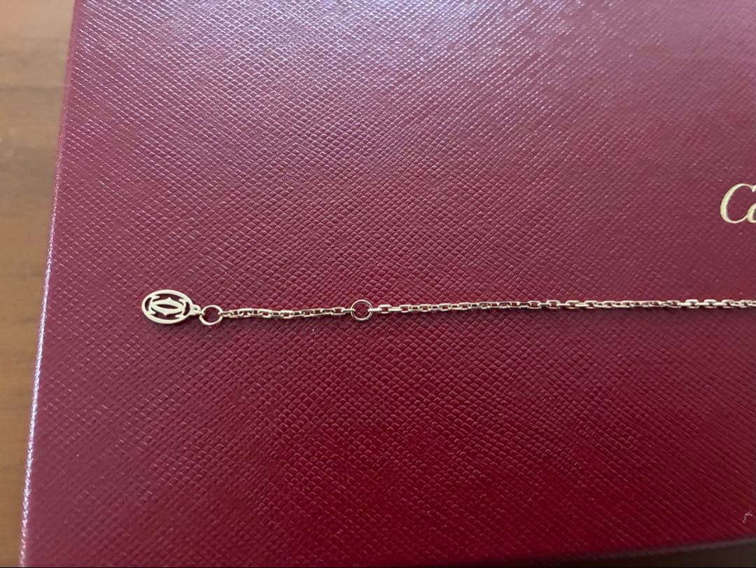 試着のみ【Cartier】カルティエ　ダムールブレスレット　LMピンクゴールド