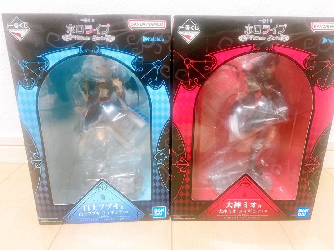 ホロライブ 大神ミオ 白上フブキ フィギュアセット 一番くじ