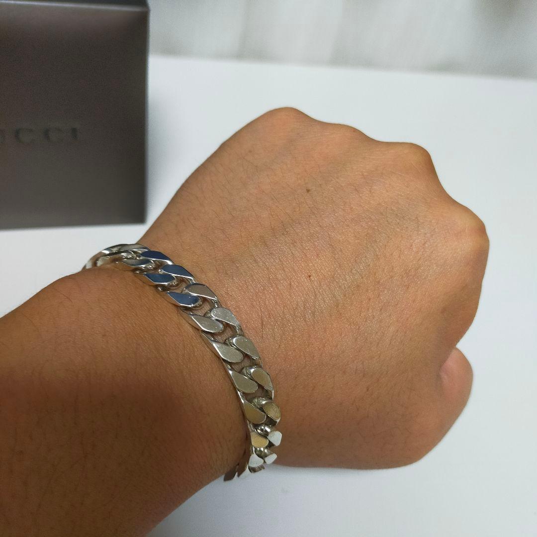 GUCCI グッチ 喜平ブレスレット 箱,袋付き 希少サイズ 廃盤モデル 19