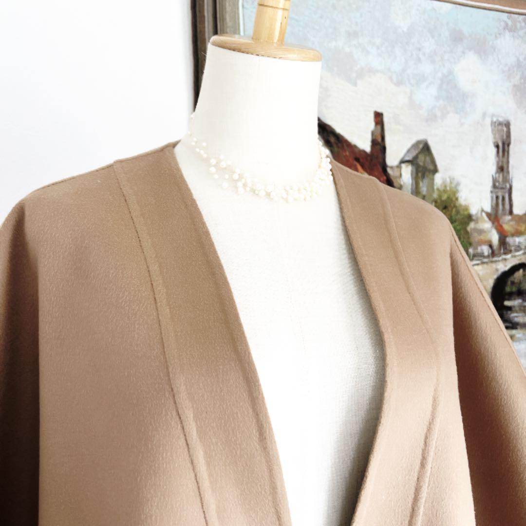 美品VALENTINOヴァレンティノ ケープ　ダブルフェイス　ポンチョ　コート