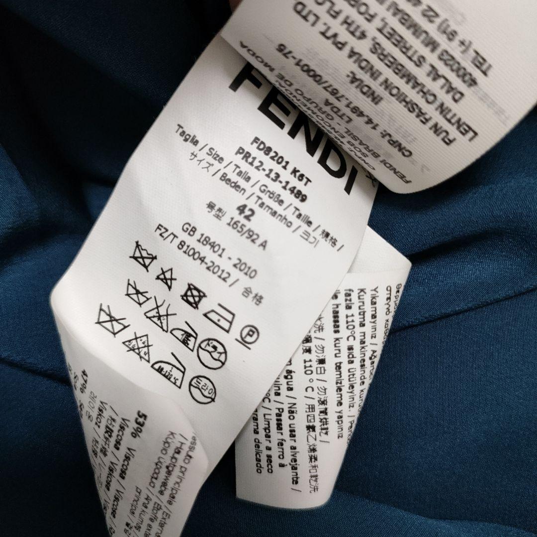 美品❢フェンディ　FENDI　シルクワンピース　42