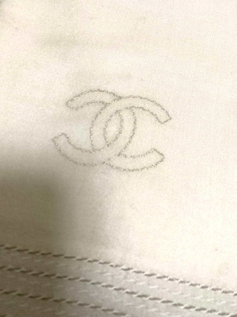 シャネル CHANEL ストール ショール ココマーク チェーン ウール