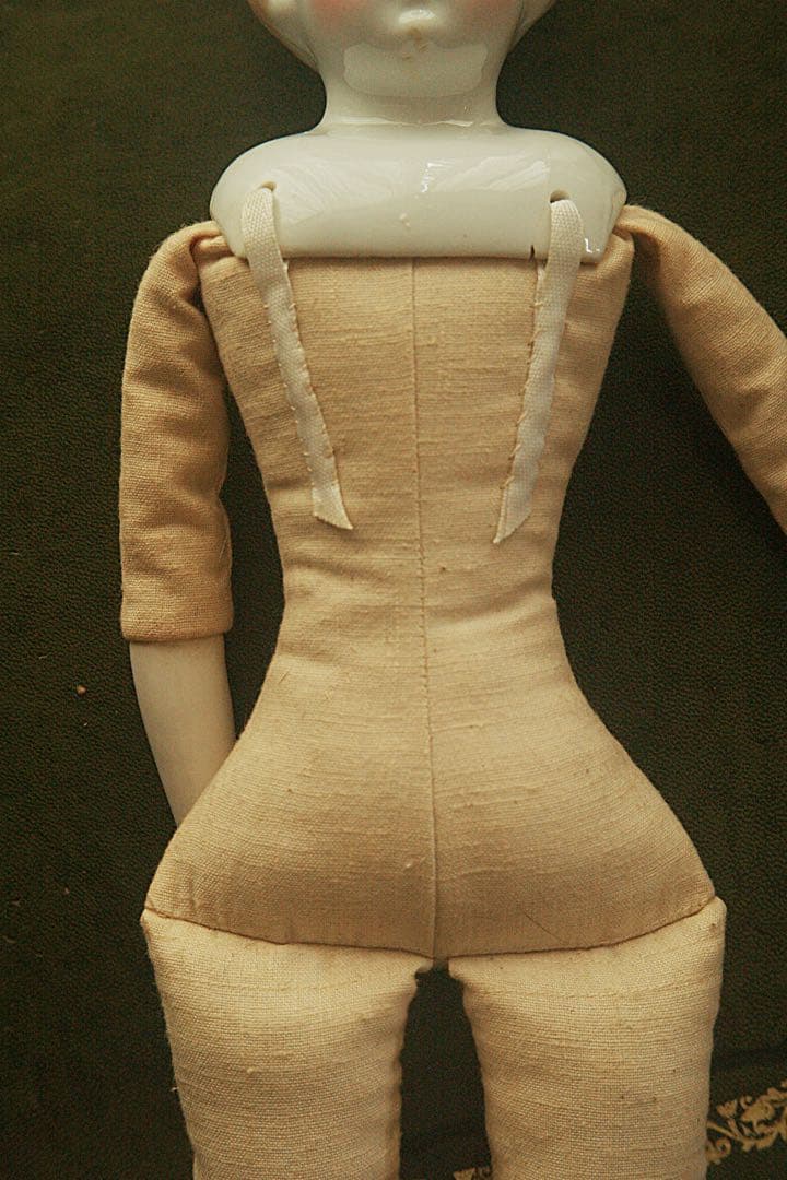 チャイナヘッドドール ブルーアイズ ドイツ製 ビスクドール