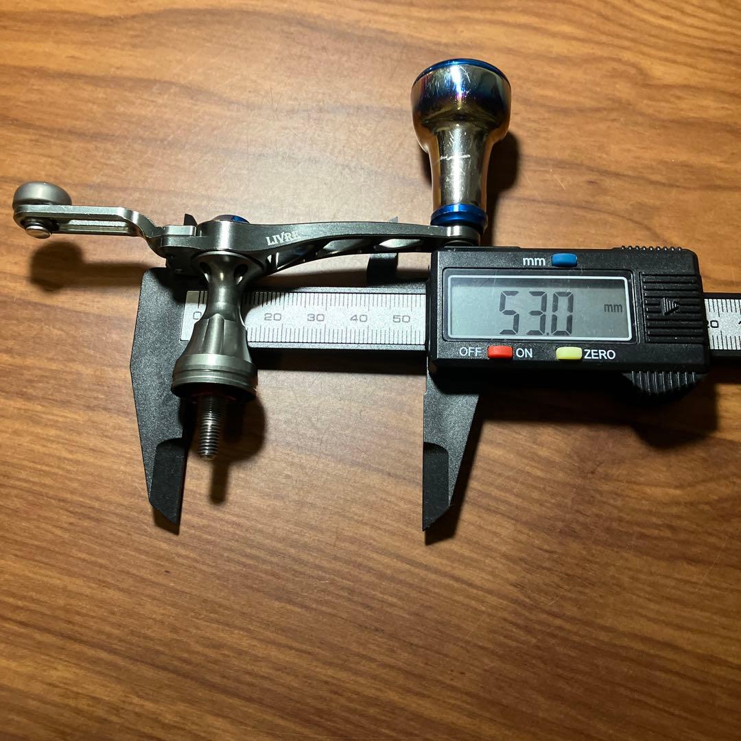 美品レア　シマノ用　LIVRE ユニオンハンドル　53mm スタンド　セット