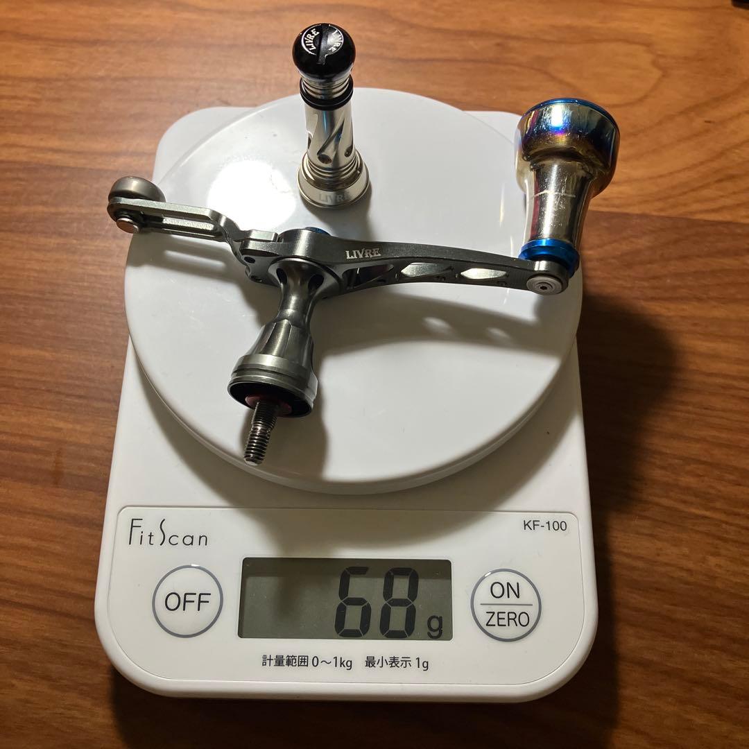 美品レア　シマノ用　LIVRE ユニオンハンドル　53mm スタンド　セット