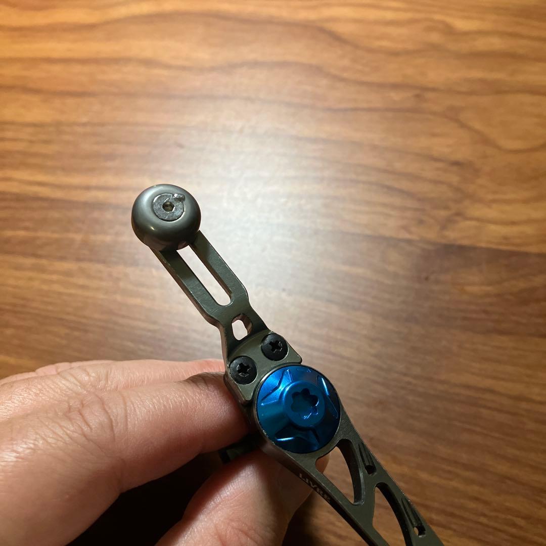 美品レア　シマノ用　LIVRE ユニオンハンドル　53mm スタンド　セット