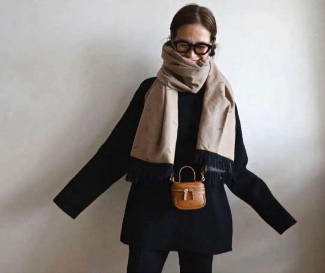 ch!iiibag ch!iii ストール ベージュ リバーシブル chiiii