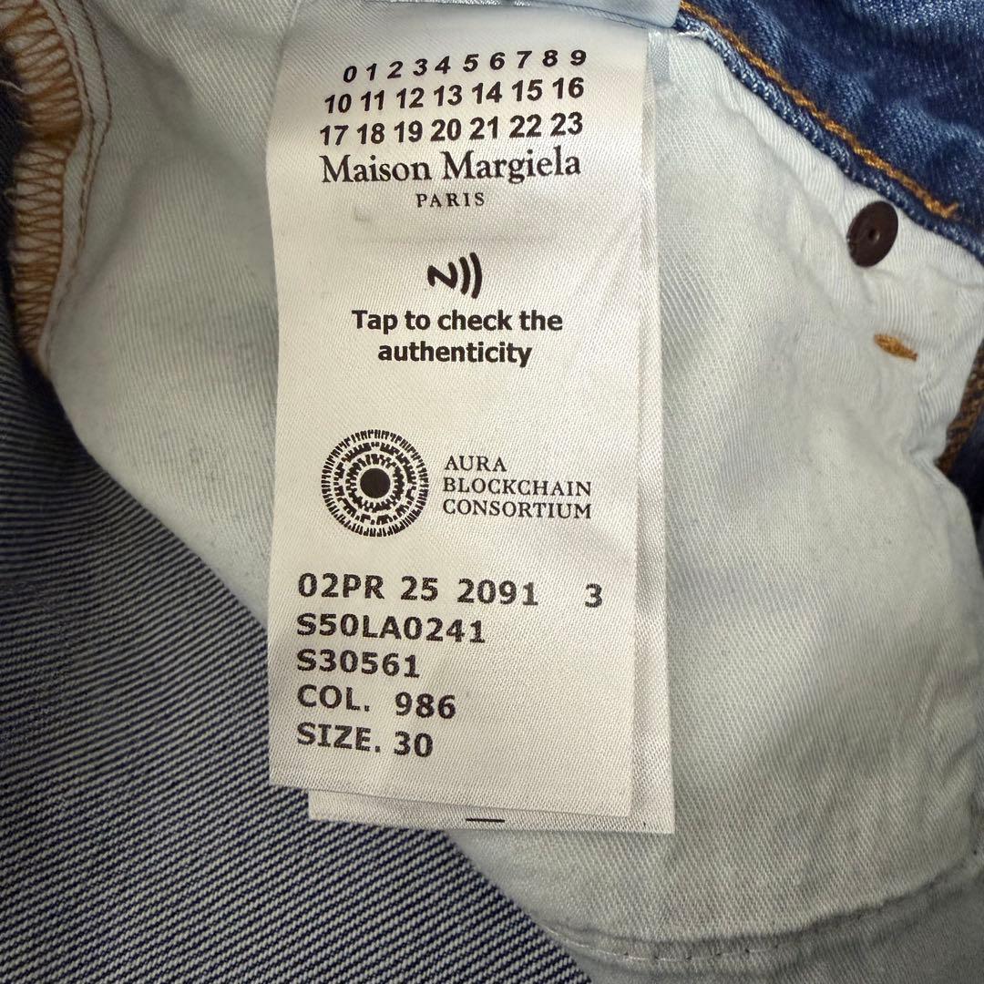 定価174900円 Maison Margiela 25aw パッチワークデニム