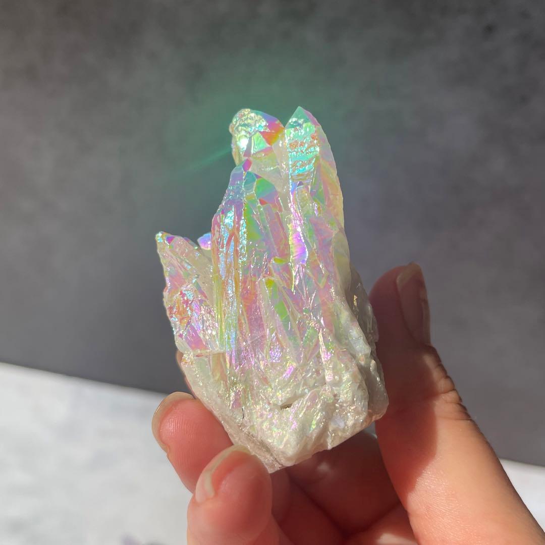 フローライト 天使 エンジェル オーロラクォーツ セット 商品詳細必読